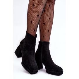 Step in style Boty Model Abnous NS293P Black - Krok ve stylu černá 1