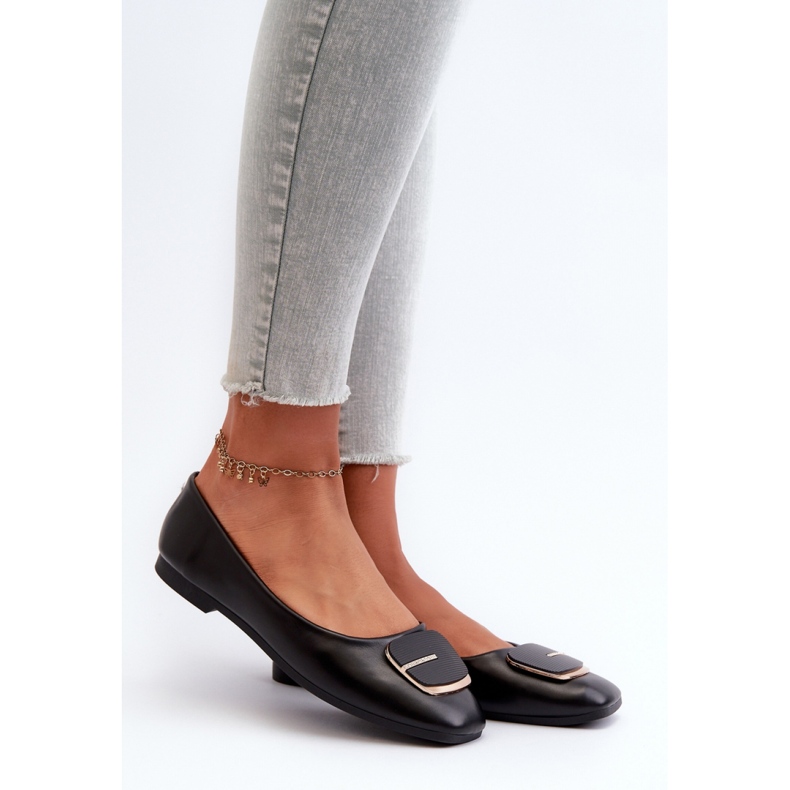 Step in style Balerínky Model Edoslli ZA37 Black - Krok ve stylu černý 1