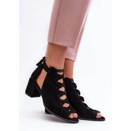 Sandály Model Maciejka 06456-01 Black - Step in style černá 1