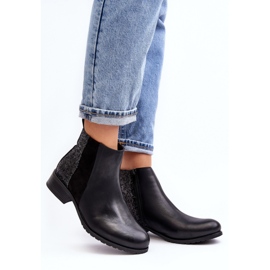 Chelsea boty Model Messio M671 Black - Step in style černá 1