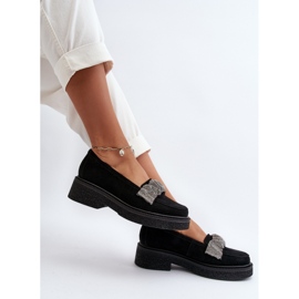 Step in style Mokasíny Model Zazoo 3419 Black Suede - Krok ve velkém stylu černý 1