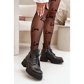 Step in style Boty Model Zazoo 60483 Black - Krok ve velkém stylu černý 1