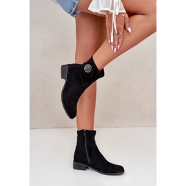 Step in style Boty Model Lerioria ASA198-28 Black - Krok ve velkém stylu černá 1