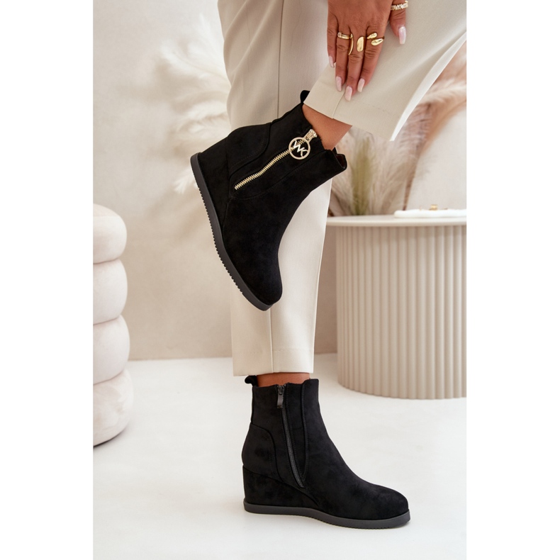 Step in style Boty Model Leretha YY-78 Black - Krok ve velkém stylu černý 1