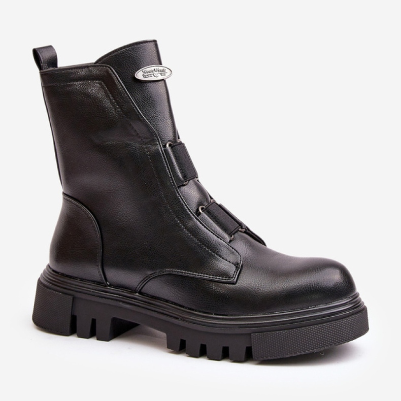 Step in style Workers Model Mailyra RMR2150-19 Black - Krok ve velkém stylu černý 2