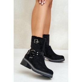 Step in style Boty Model Zudra 7280 Black - Krok ve velkém stylu černý 1