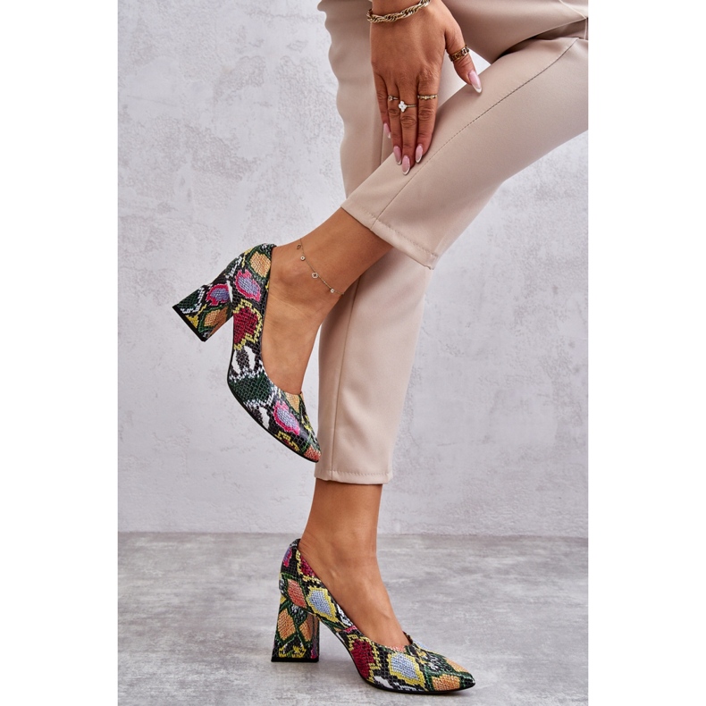 Step in style Lodičky Model Lewski Boty 3277 Wąż Multicolor - Krok ve stylu vícebarevný 2