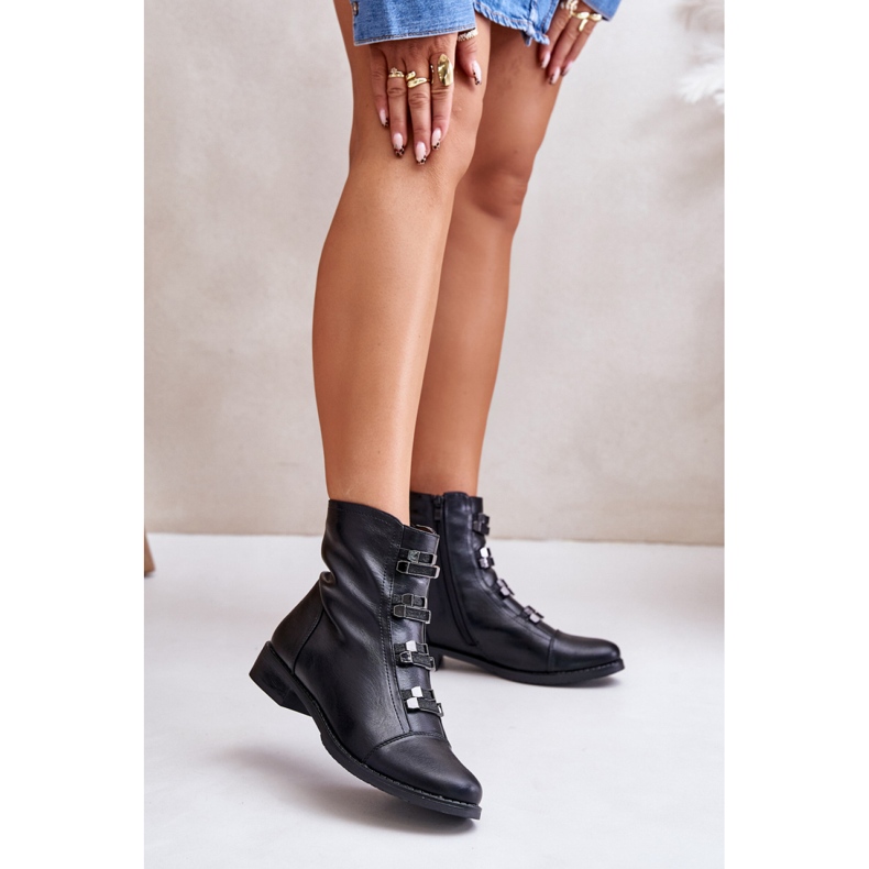 Step in style Boty Model Evalith ASA62-30 Black - Krok ve velkém stylu černý 1