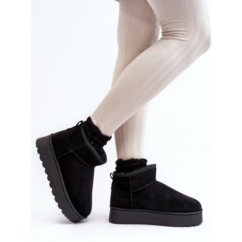 Sněhule Model Xamella 20216-4A Black - Step in style černá 2