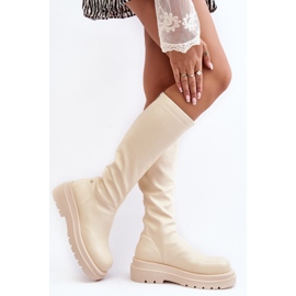 Step in style Boty Model Goe MM2N4067 Světle béžová - Krok ve velkém stylu béžový 2