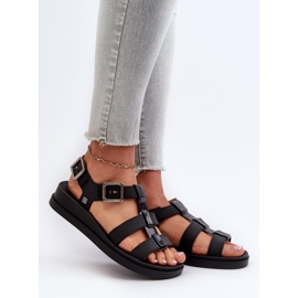 Step in style Sandály Model Zaxy NN285007 Black - Krok ve velkém stylu černý 1