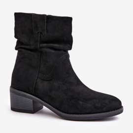 Step in style Boty Model Zinanya 1249 Black - Krok ve velkém stylu černá 2