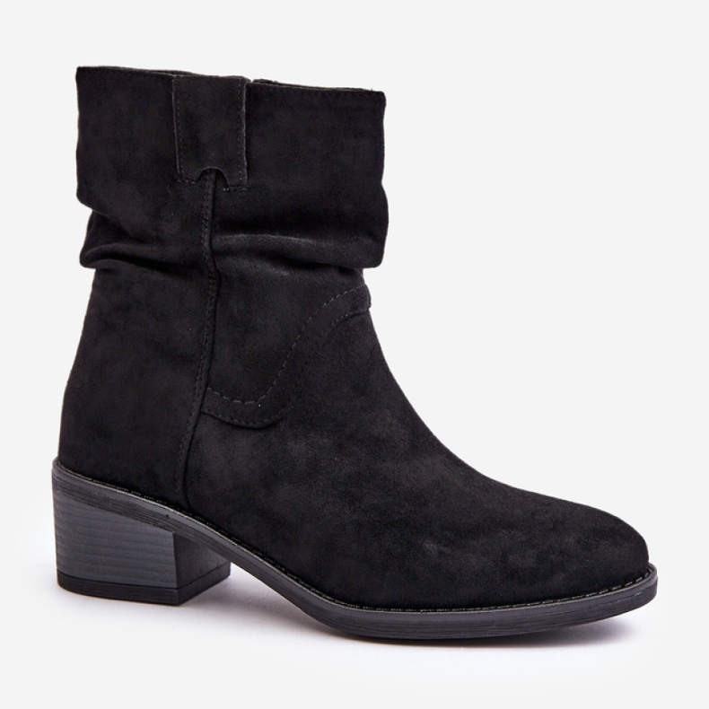 Step in style Boty Model Zinanya 1249 Black - Krok ve velkém stylu černý 2
