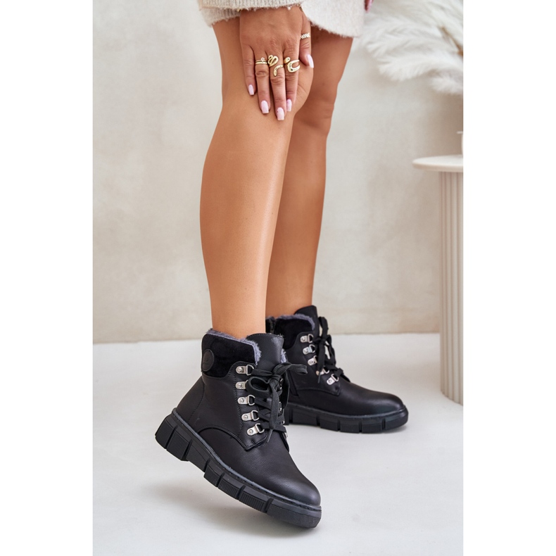 Step in style Trappers Model Mevanisa 24BT02-7973 Black - Krok ve velkém stylu černá 1