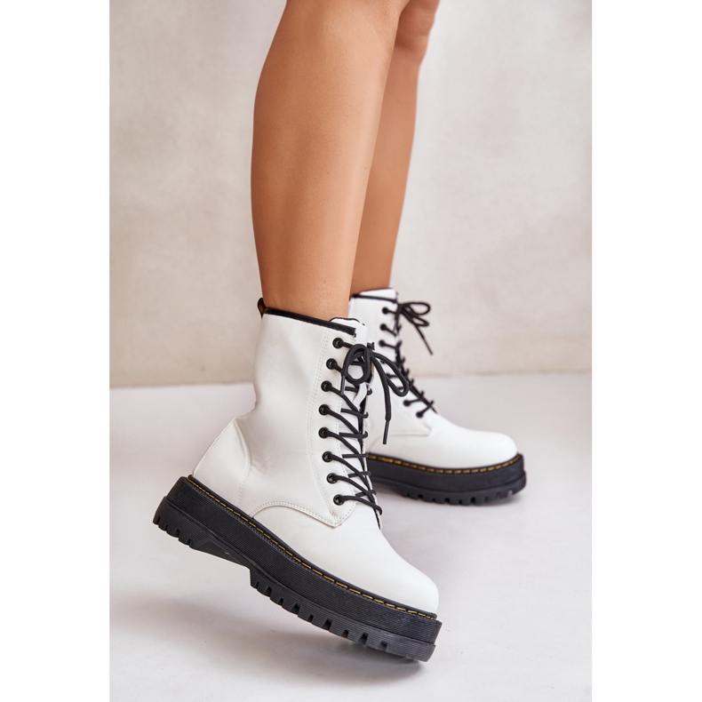 Step in style Workers Model Naleli 24BT26-7403 White - Krok ve velkém stylu bílý 1