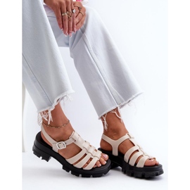 Step in style Sandály Model Zaxy NN285040 Světle béžová - Krok ve stylu béžový 1