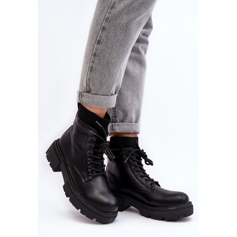 Step in style Boty Model Rivella BM25 Black - Krok ve stylu černý 1