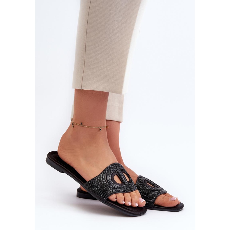 Step in style Sandálové žabky Model Dimrose LT06 Black - Krok ve stylu černý 1