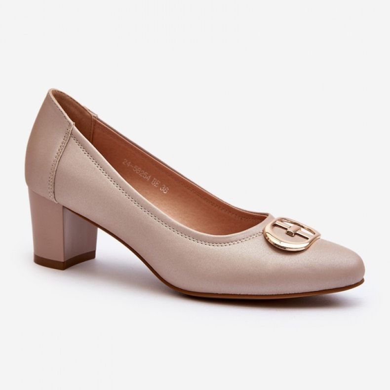 Step in style Lodičky Model Aeliris 58254 Beige - Krok ve velkém stylu béžový 2