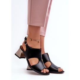 Sandály Model Maciejka 06566-01 Black - Step in style černá 1