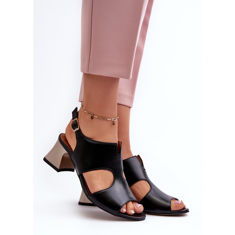 Sandály Model Maciejka 06566-01 Black - Step in style černá 1