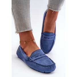 Step in style Mokasíny Model Rerceria HH712-47/HH712D-47 Modré – krok ve stylu modrý 2