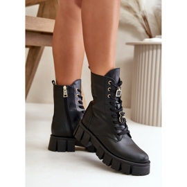Step in style Workers Model CheBello 4247 Black - Krok ve velkém stylu černá 3