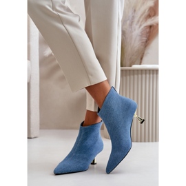 Step in style Boty Model Terlena GP14 Blue - Krok ve velkém stylu modrý 1
