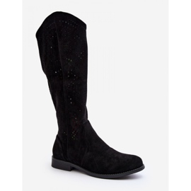 Step in style Model S.Barski HY66-150 Černé kozačky - Krok ve stylu černý 2