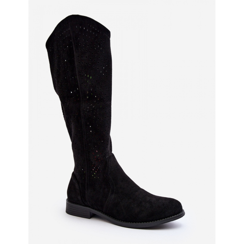 Step in style Model S.Barski HY66-150 Černé kozačky - Krok ve stylu černý 2