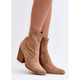 Kotníková obuv Model Sanile A5619-8 Beige - Step in style béžový 1