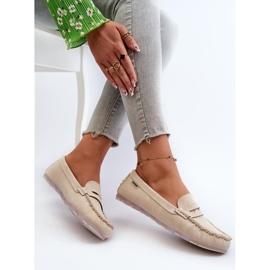 Step in style Mokasíny Model Celoria M502-8 Světle béžová - Krok ve stylu béžový 1