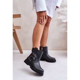 Step in style Boty Model Lewski 3435 Black - Krok ve velkém stylu černý 1
