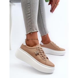 Step in style Sportovní obuv Model Pernalia Y138-63 Hnědá - Krok ve stylu hnědý 2