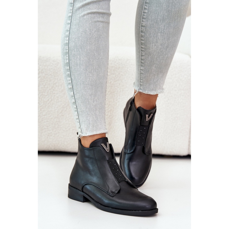 Step in style Boty Model S.Barski HY42-119 Black - Krok ve stylu černý 1