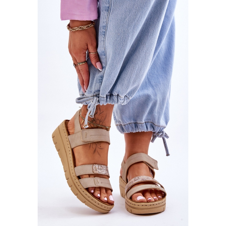 Step in style Sandály Model Fresh Look 23-46011 Béžová - Krok ve stylu béžový 1