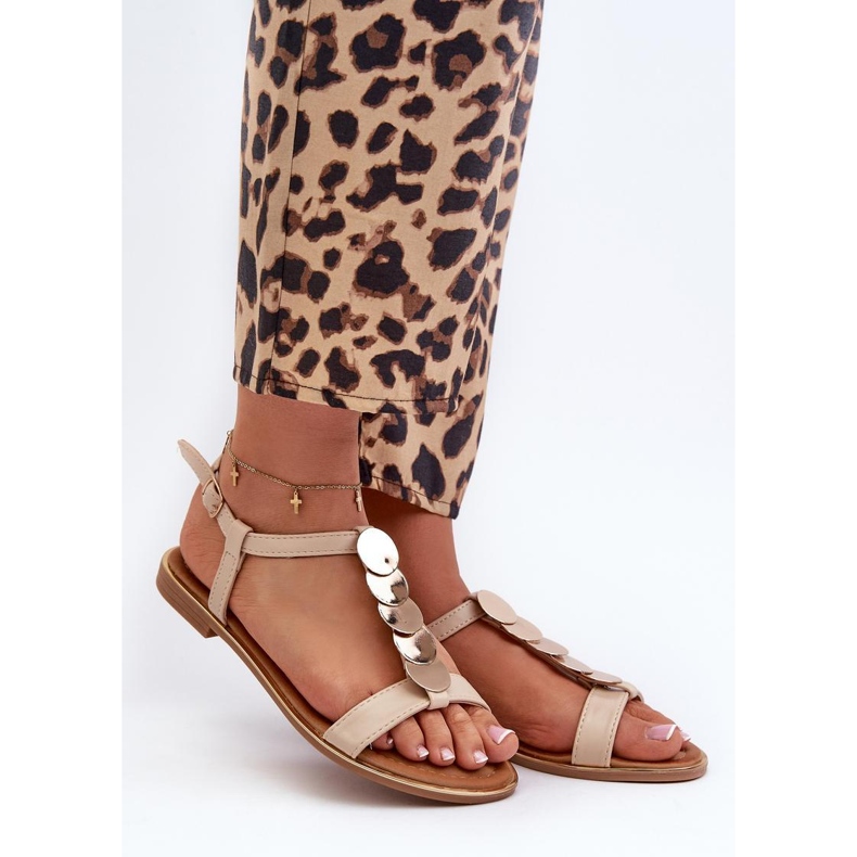 Sandály Model Jeritellia CK281P Beige - Step in style béžový 1