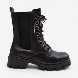 Step in style Workers Model Charmea F33 Black Leather - Krok ve stylu černá 3