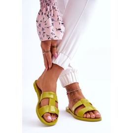 Veganské pantofle ZAXY zelený 1