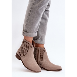 Step in style Boty Model Zazoo 2791/024 Béžová - Krok ve velkém stylu béžový 1