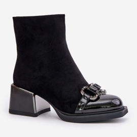 Step in style Boty Model MR880-127 Black - Krok ve velkém stylu černý 2