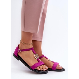 Sandály model Vinceza Fuchsia růžový 1