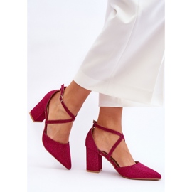 Step in style Lodičky Model Galaxy LY-9237-4 Fuchsia - Krok ve velkém stylu růžový 1