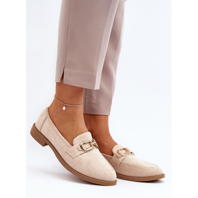 Mokasíny model 8336-79 béžové béžový 1 Mokasíny model 8336-79 béžové béžový 1
