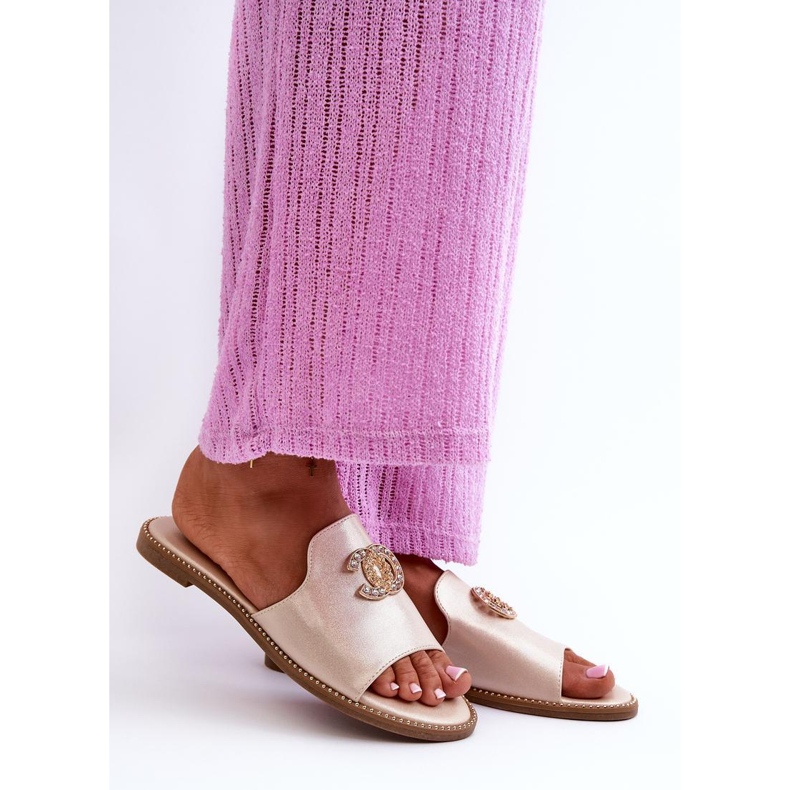 S.Barski KV27-050 Zlaté žabky zlatý 1