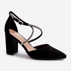 Step in style Lodičky Model Lagra QA205P Black - Krok ve stylu černá 2