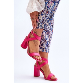 Sandály Model H8-330 Fuchsia růžový 2