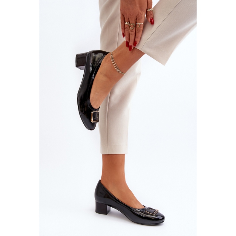 Step in style Lodičky Model Enollia 58248 Black - Krok ve velkém stylu černá 1