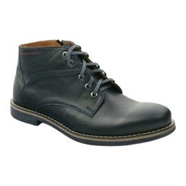 Moskała Elegantní pánské oblohy TM-1 Navy Blue modrý 1
