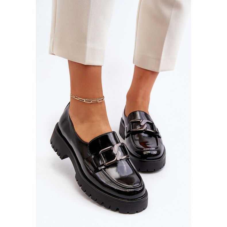 Step in style Mokasíny Model Santtes 58289 Black - Krok ve velkém stylu černý 1